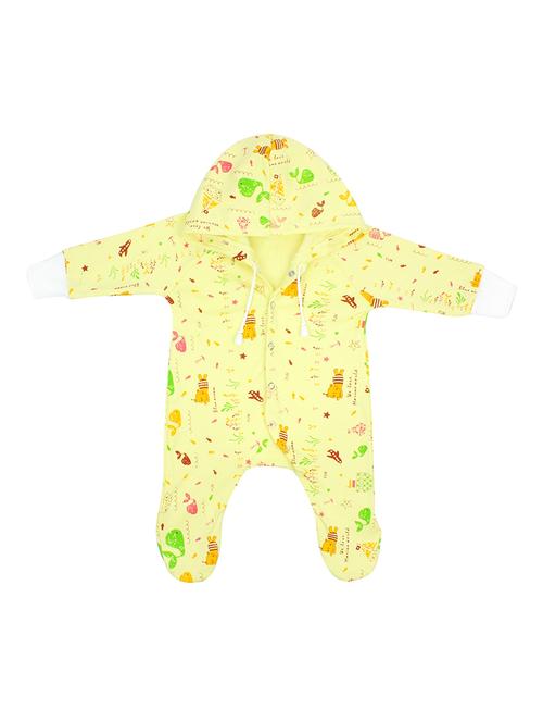 yellow cotton romper - 16543510 - Very Small Image - 1