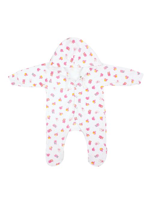 pink cotton romper - 16543513 - Very Small Image - 1