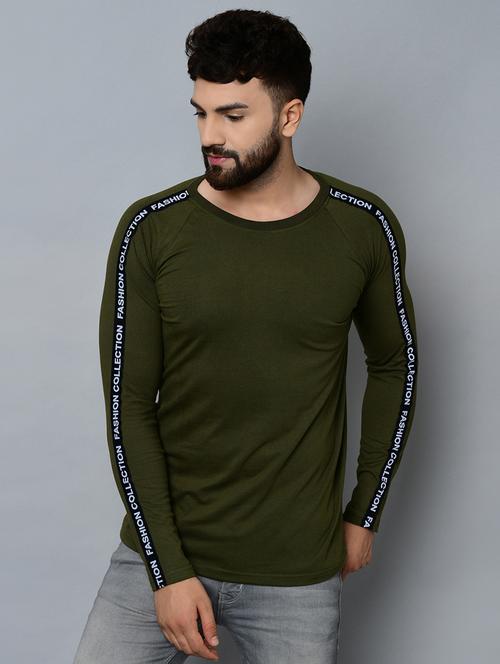 green taped t-shirt - 16544812 - Very Small Image - 1