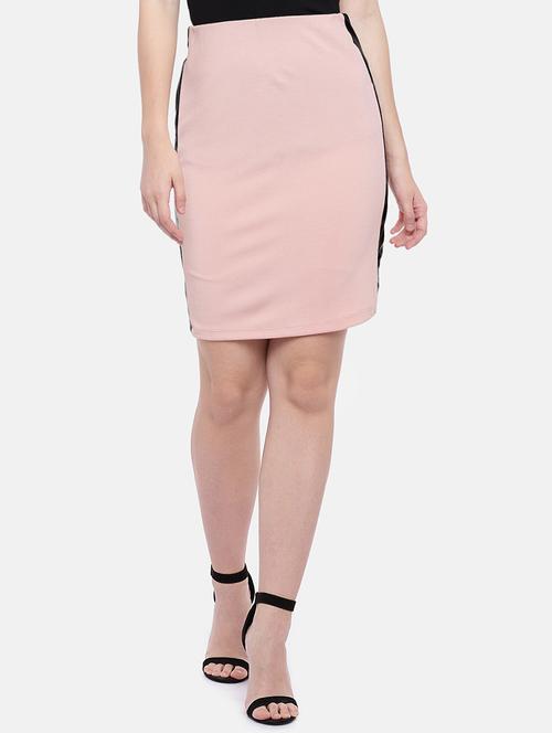 faux leather side tapping pencil skirt - 16545053 - Very Small Image - 1