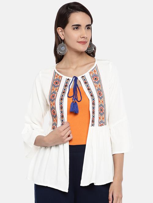embroidered shrug - 16545156 - Very Small Image - 1
