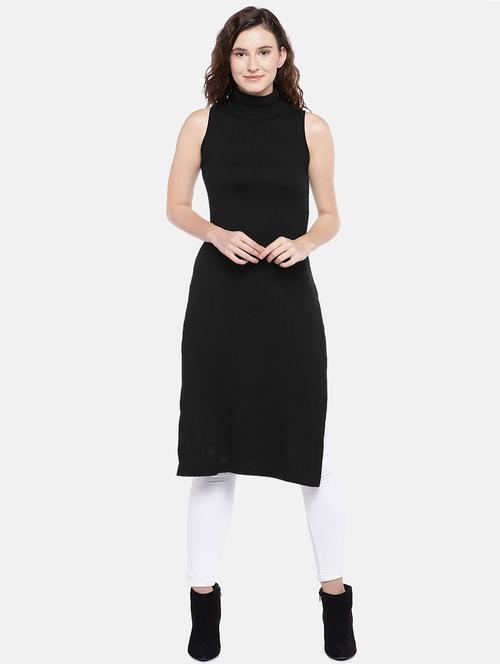 turtle neck solid tunic - 16545208 - Very Small Image - 1