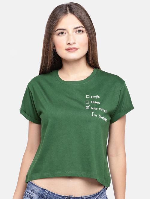 round neck quirky print boxy tee - 16545245 - Very Small Image - 1
