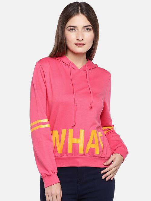 quirky text hooded sweatshirt - 16545258 - Very Small Image - 1