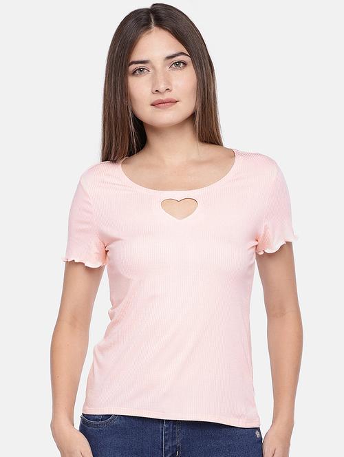 heart cutout lettuces hem top - 16545307 - Very Small Image - 1