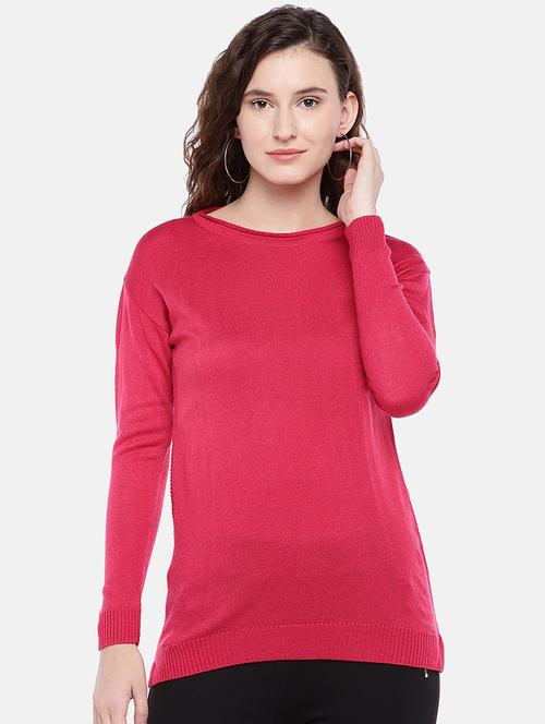 long sleeved high low pullover - 16545351 - Very Small Image - 1