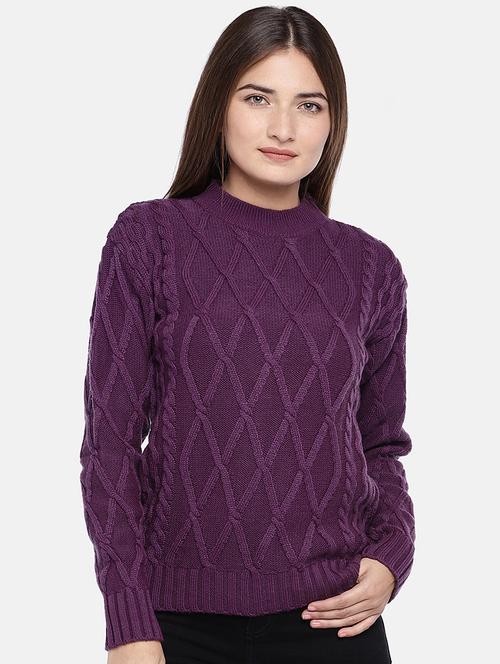 drop shoulder knitted pullover - 16545355 - Very Small Image - 1