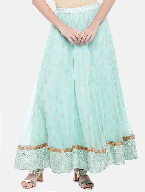 embroidered a-line skirt - 16545378 - Very Small Image - 1