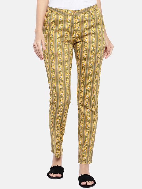 hgh rise printed trouser - 16545394 - Very Small Image - 1