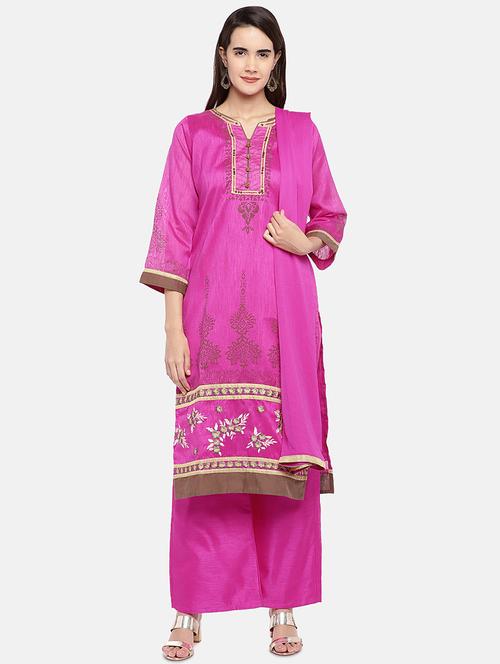 embroidered straight kurta - 16545415 - Very Small Image - 1