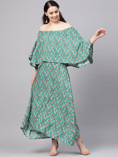 floral flared kurta - 16546583 - Very Small Image - 1