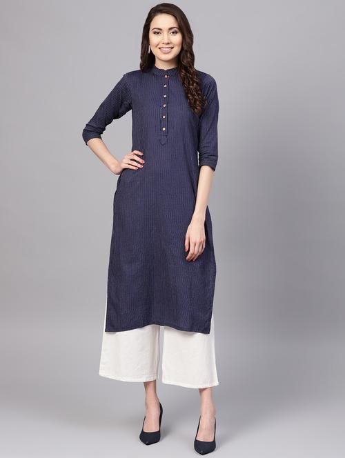 kaantha straight kurta - 16546740 - Very Small Image - 1