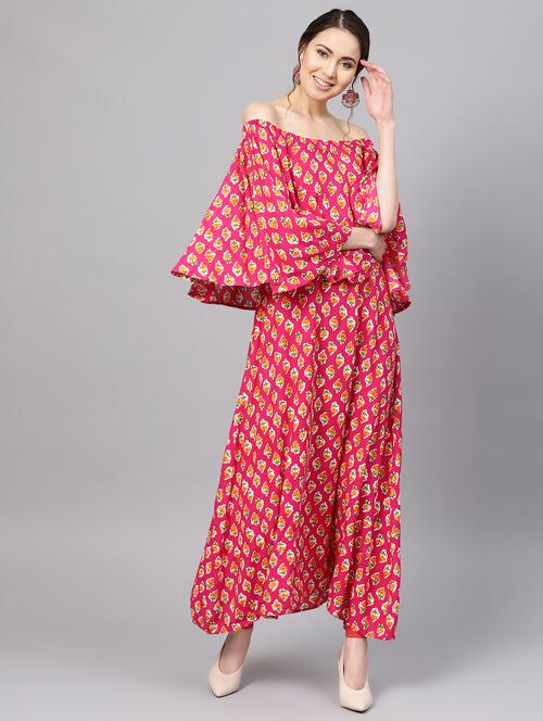 cape floral kurta - 16546741 - Very Small Image - 1
