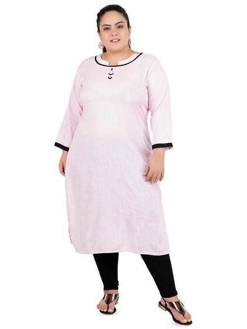 solid straight kurta - 16547853 - Very Small Image - 1