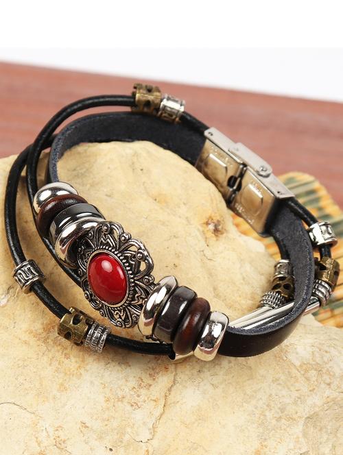 red zinc links bracelet - 16548218 - Very Small Image - 1