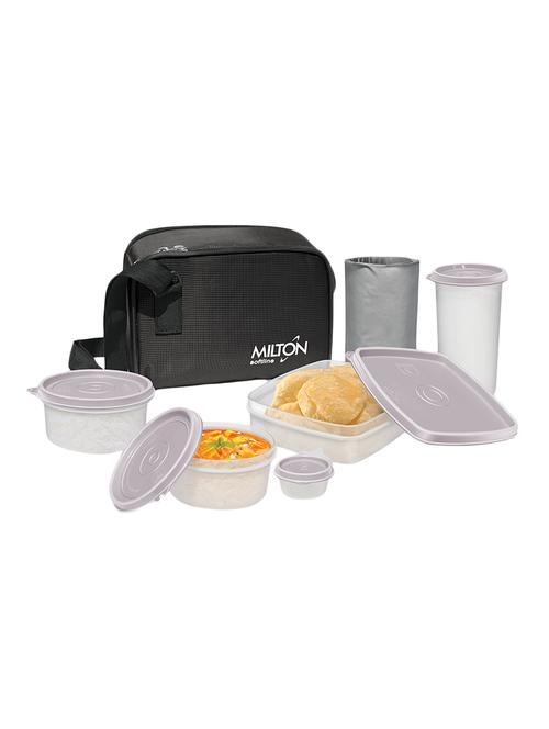 plastic lunch box with 4 containers - 16548257 - Very Small Image - 1
