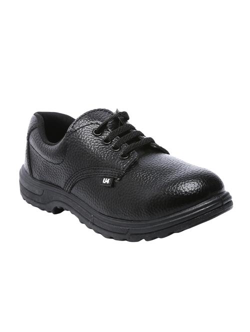 unistar black leatherette safety shoes - 16548339 - Very Small Image - 1