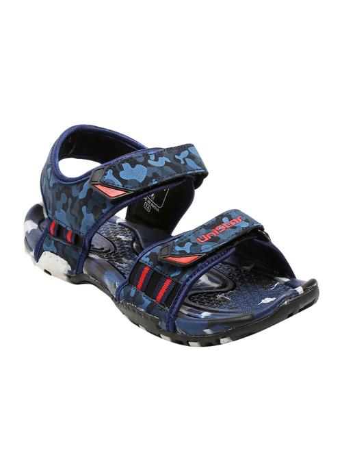 blue leatherette back strap floaters - 16548343 - Very Small Image - 1