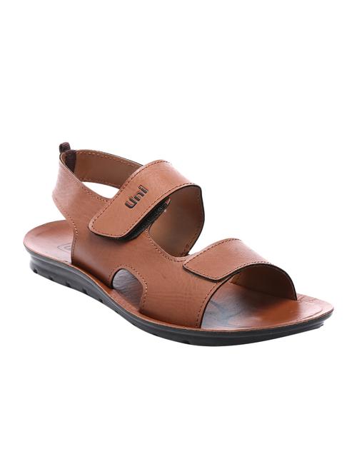 tan leatherette back strap sandals - 16548355 - Very Small Image - 1