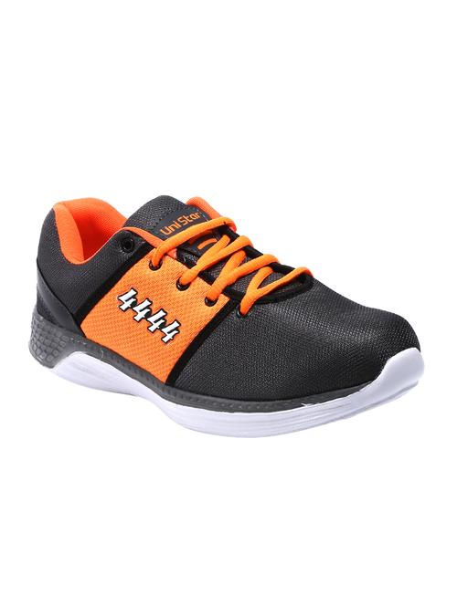 unistar grey fabric lace up sport shoes - 16548376 - Very Small Image - 1