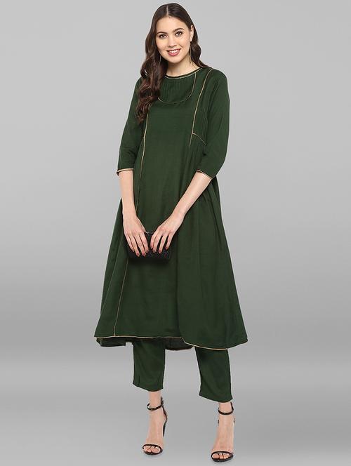 floral kurta pant set - 16548772 - Very Small Image - 1