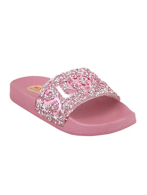 msc pink rubber slides flip flops - 16548842 - Very Small Image - 1