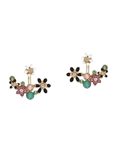 multi colored crystal drop earring - 16548962 - Very Small Image - 1