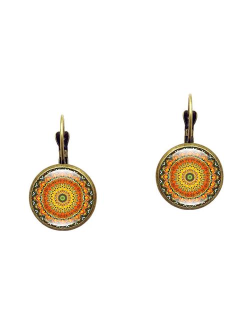 yellow zinc studs earrings - 16548999 - Very Small Image - 1