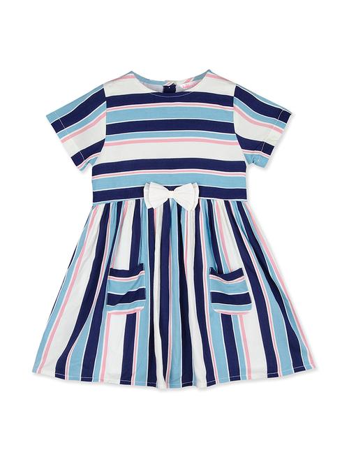 multi colored striped frock - 16549148 - Very Small Image - 1