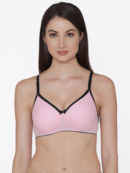 pink lace tshirt bra - 16549960 - Very Small Image - 1