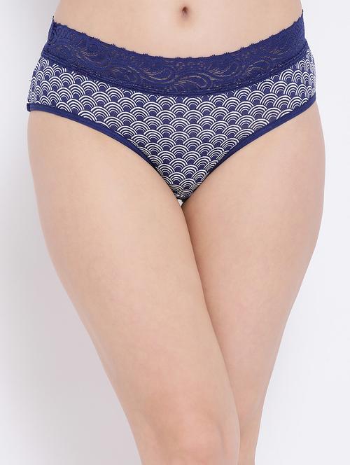 floral lace detail hipster panty - 16550020 - Very Small Image - 1