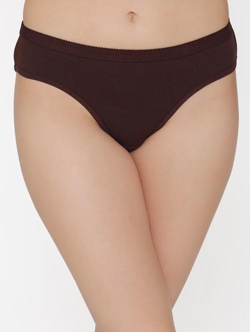 mid rise solid bikini panty - 16550043 - Very Small Image - 1