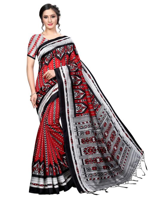 ikat mysore silk saree with blouse - 16551153 - Very Small Image - 1