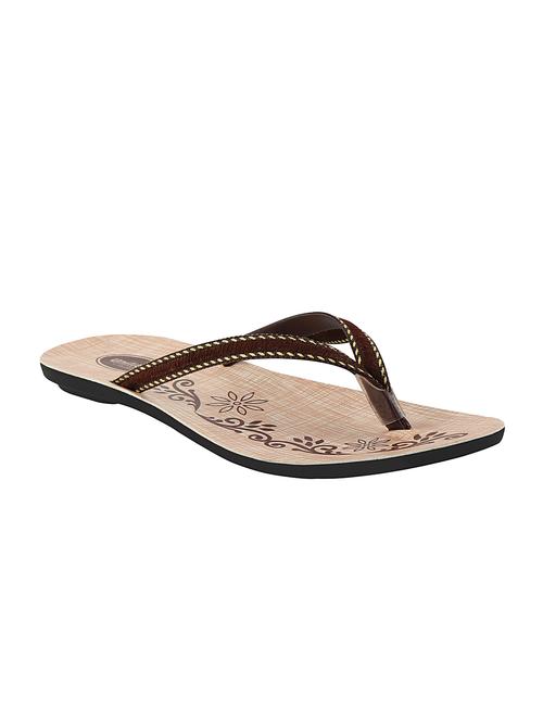 unistar brown slippers flip flops - 16551875 - Very Small Image - 1