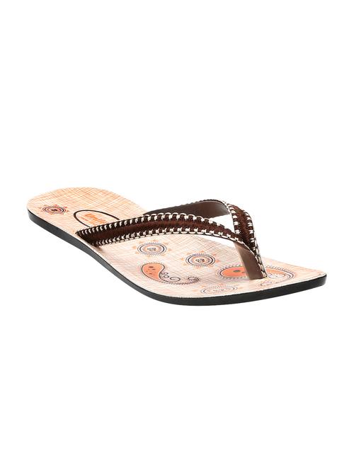 unistar brown slippers flip flops - 16551881 - Very Small Image - 1