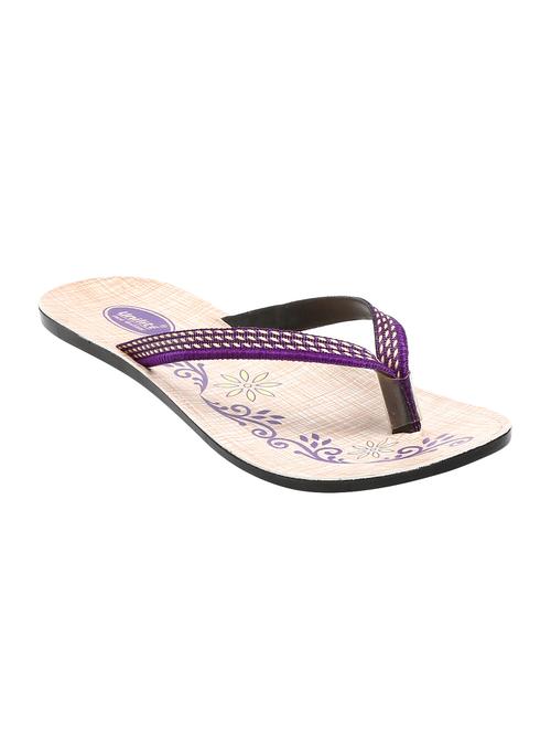 unistar purple slippers flip flops - 16551883 - Very Small Image - 1