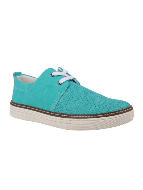 killer blue leatherette lace up sneakers - 16551931 - Very Small Image - 1