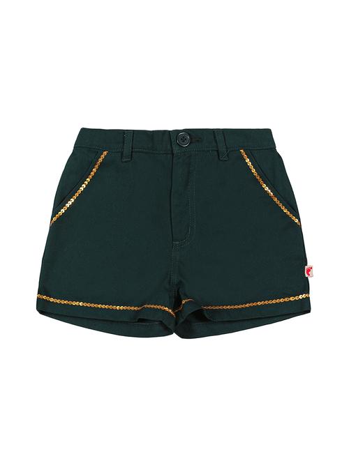 green cotton shorts - 16553056 - Very Small Image - 1