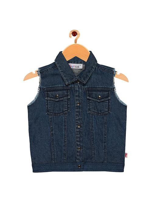 dark blue denim jacket - 16553060 - Very Small Image - 1
