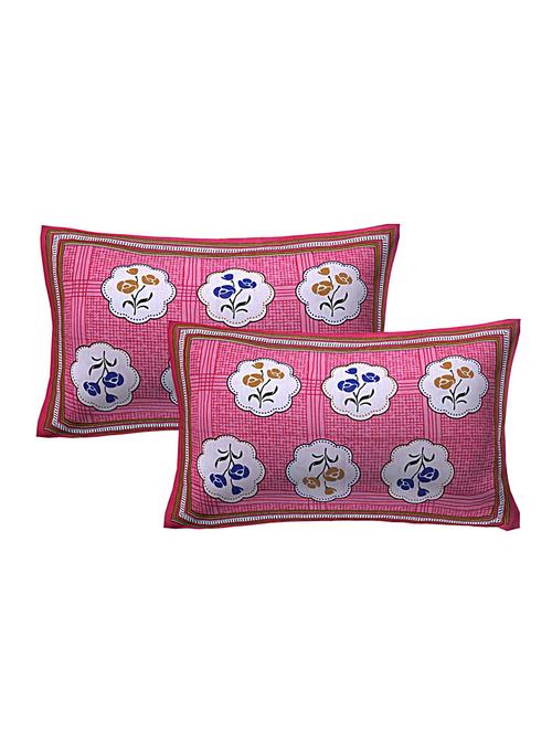 cotton printed pillow cover set - 16553596 - Very Small Image - 1
