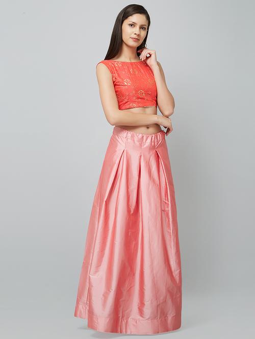 floral flared lehenga - 16554772 - Very Small Image - 1