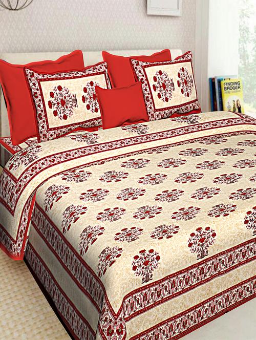 cotton printed bedsheets - 16555891 - Very Small Image - 1