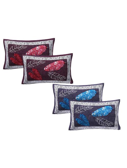 cotton multicolor pillow covers 2 sets (4 pieces) - 16556229 - Very Small Image - 1