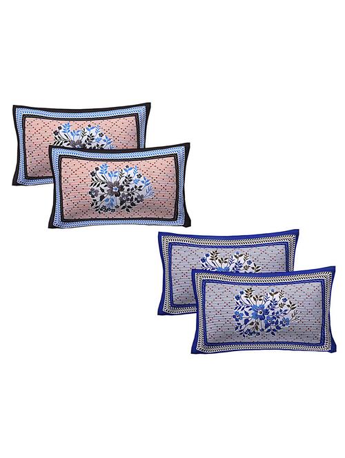 cotton multicolor pillow covers 2 sets (4 pieces) - 16556237 - Very Small Image - 1