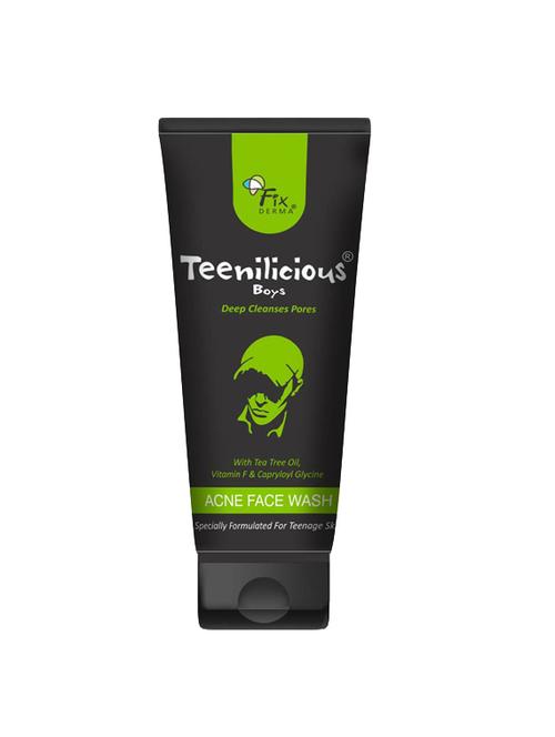 teenilicious oil control deep cleanses anti acne pimples, blackhead remover face wash for men and boys 60 g - 16559140 - Very Small Image - 1