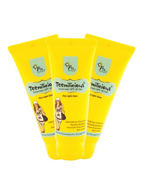 teenilicious girls spf 30 sun screen gel combo - 16559465 - Very Small Image - 1