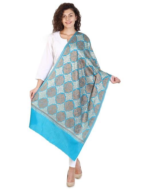 embroidered shawl - 16560642 - Very Small Image - 1