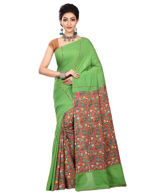 tant handloom saree with blouse - 16561493 - Very Small Image - 1