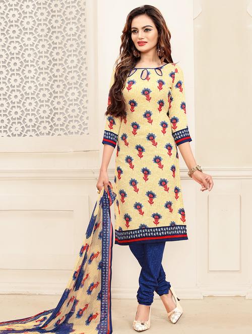 printed unstitched suit - 16562740 - Very Small Image - 1