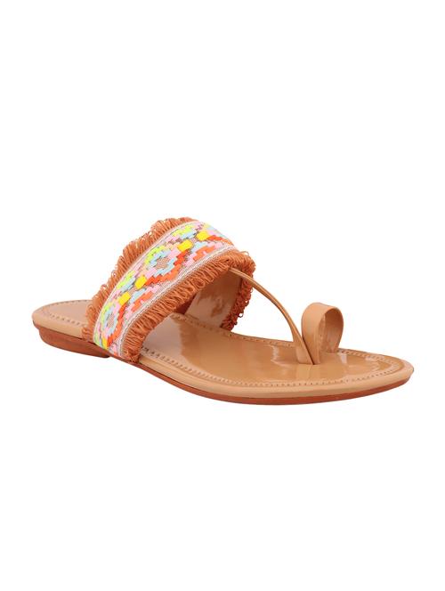 do bhai brown one toe sandals - 16563251 - Very Small Image - 1